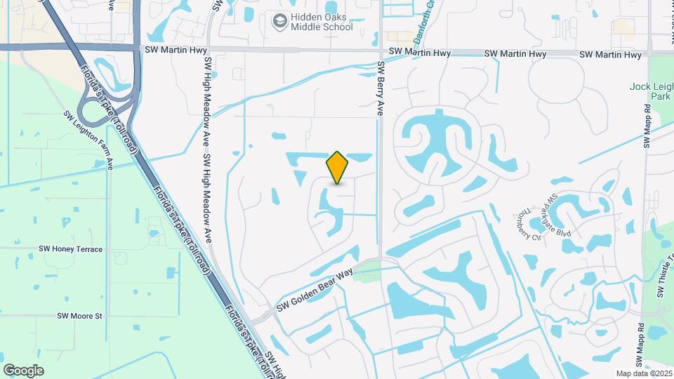 2529 SW Park Meadows Trail Map and Location Details