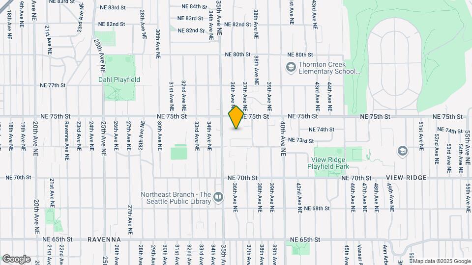 3600 NE 73rd Pl Map and Location Details