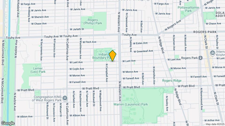 2431 W Lunt Ave Map and Location Details