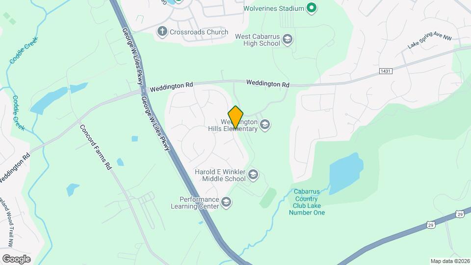 1327 Yorkshire Pl NW Mapa y Detalles de la Ubicación