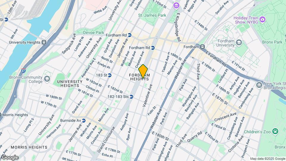 2327 Ryer Ave Mapa y Detalles de la Ubicación