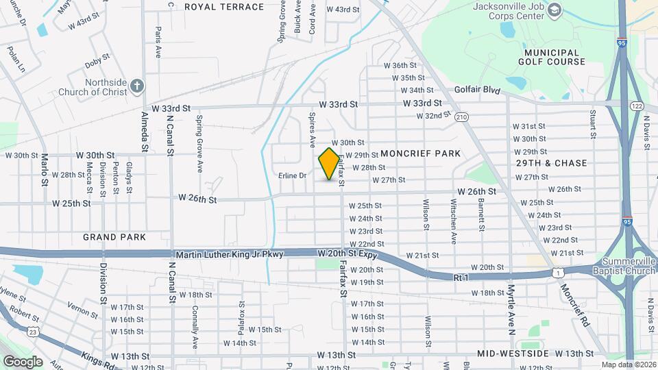 1830 W 27th St Map and Location Details