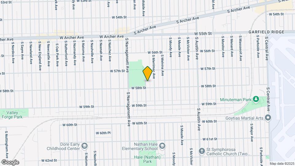 5747 S Mobile Ave Map and Location Details
