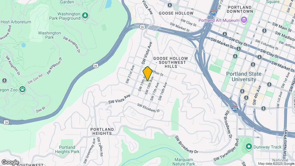 2233 SW 18th Ave Map and Location Details