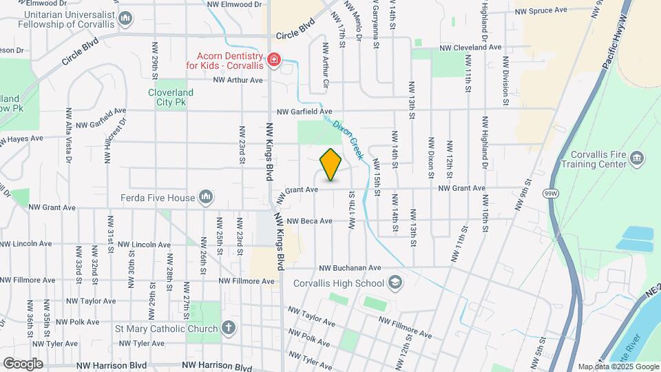 1765 NW Grant Ave Map and Location Details