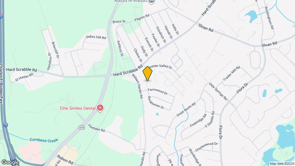 500 Rockhaven Dr Map and Location Details