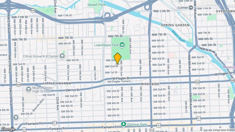 1533 NW 2nd St Mapa y Detalles de la Ubicación