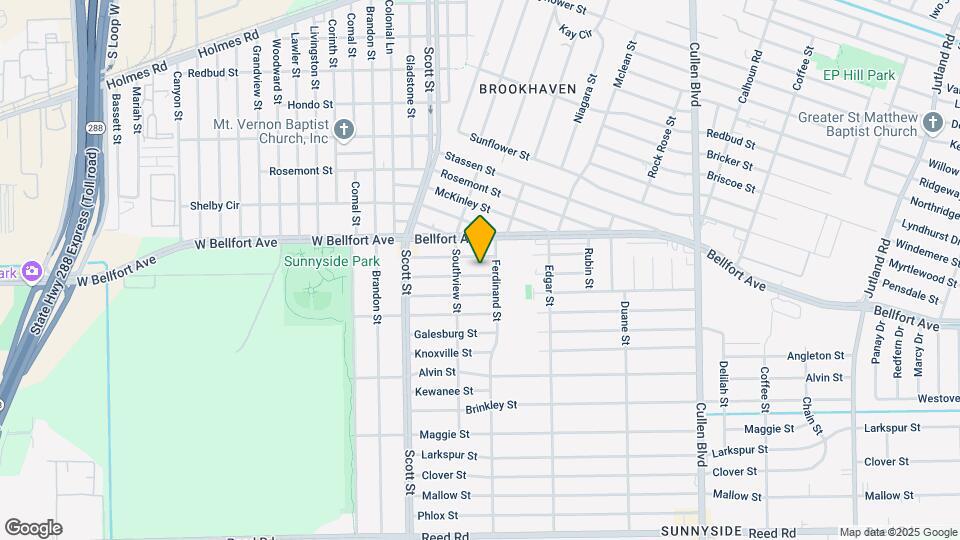 4223 Elmwood St Map and Location Details