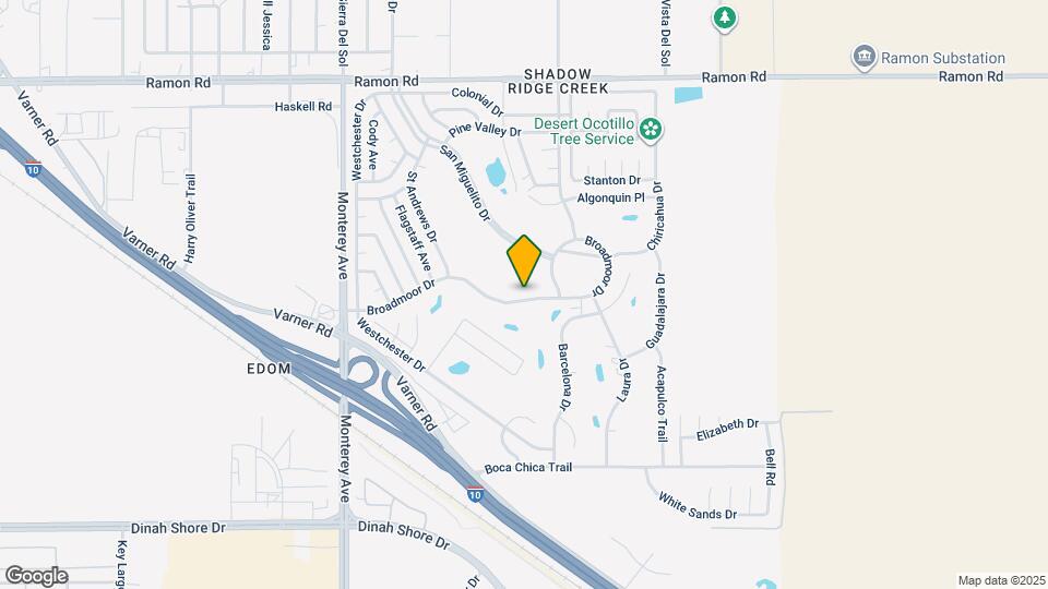 73390 Broadmoor Dr Map and Location Details