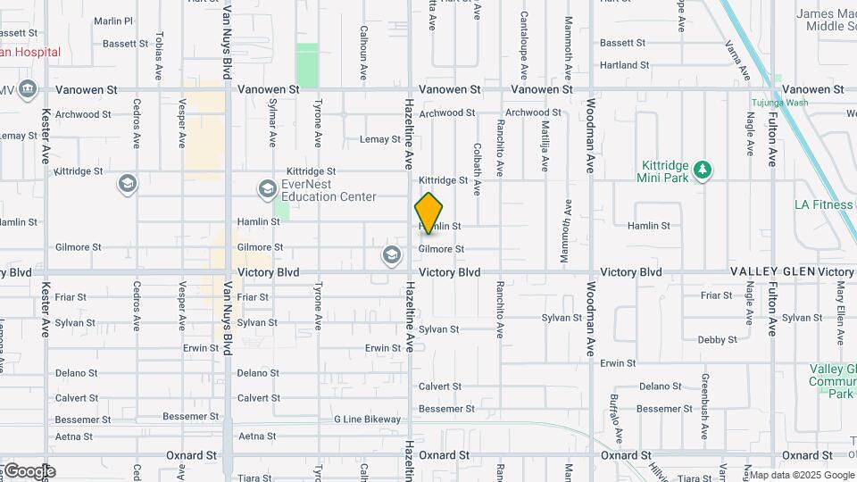 14039 Gilmore St, Unit 1 Map and Location Details