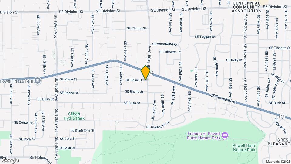 14746 SE Rhine St Map and Location Details