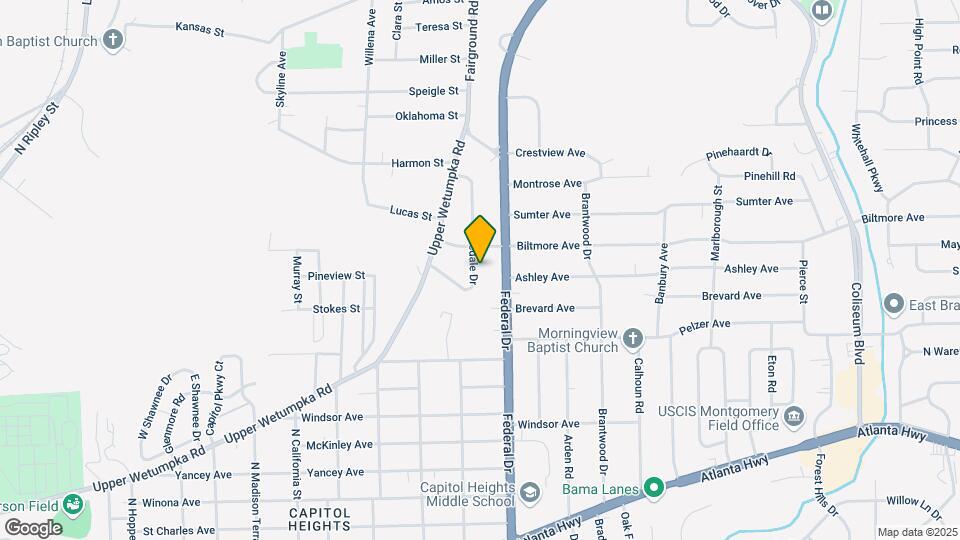 1074 Rosedale Dr Mapa y Detalles de la Ubicación