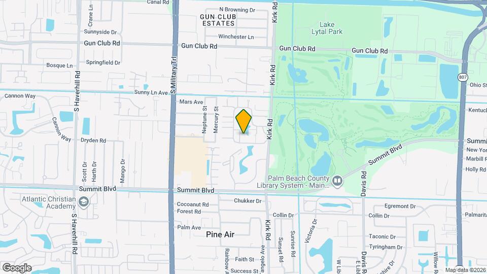 4216 Palm Bay Cir Map and Location Details