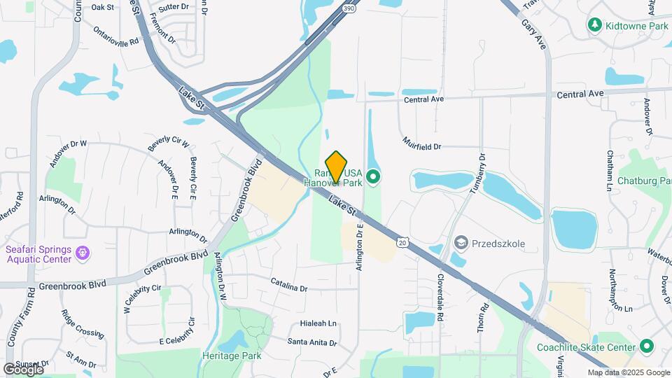 Furnished Studio-Chicago - Hanover Park Map and Location Details
