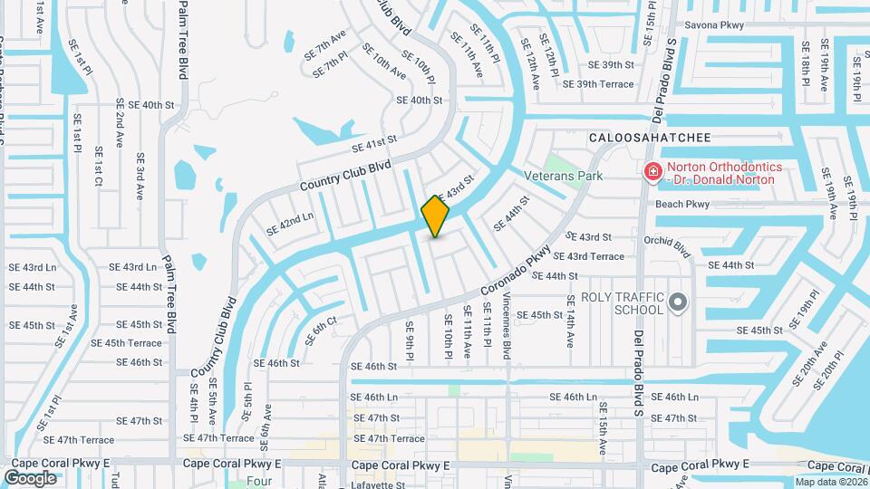 1010 SE 43rd Terrace Map and Location Details