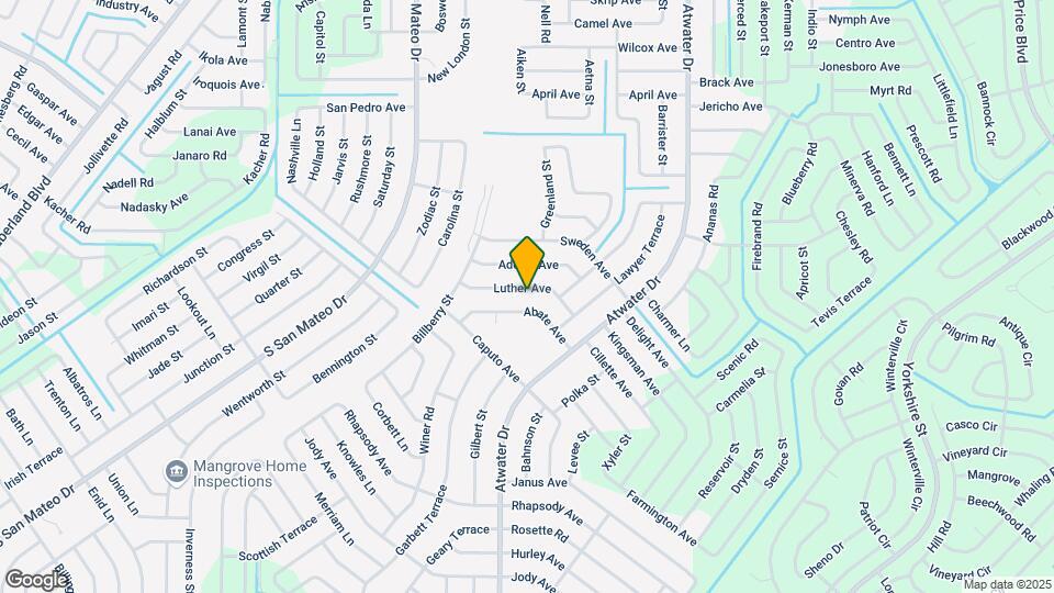 4691 Luther Ave Map and Location Details