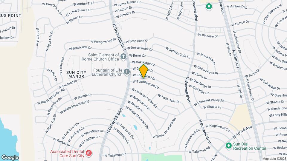 10528 W Tumblewood Dr Map and Location Details