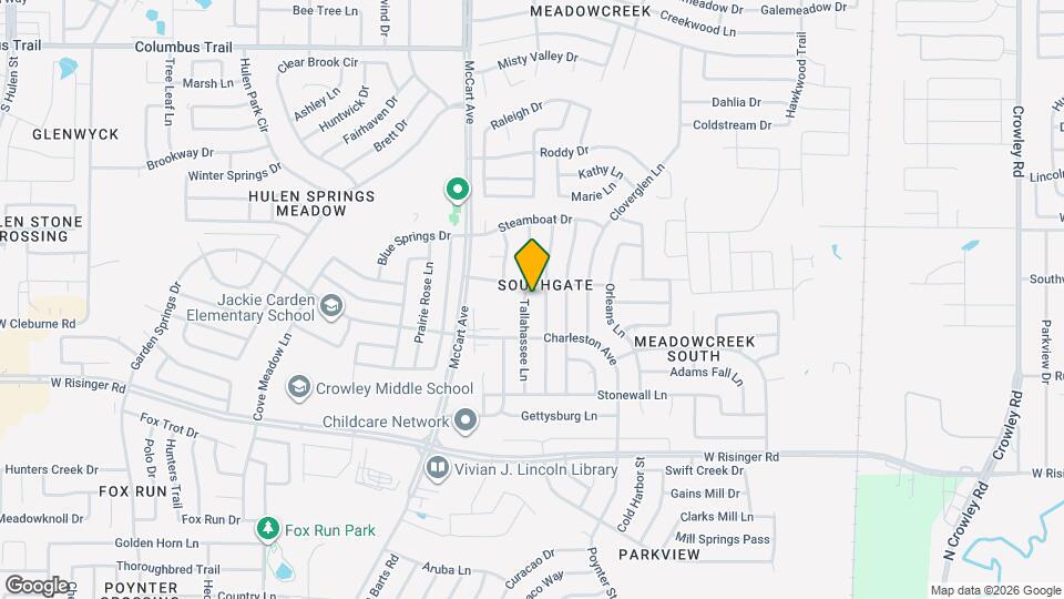 8409 Tallahassee Ln Map and Location Details