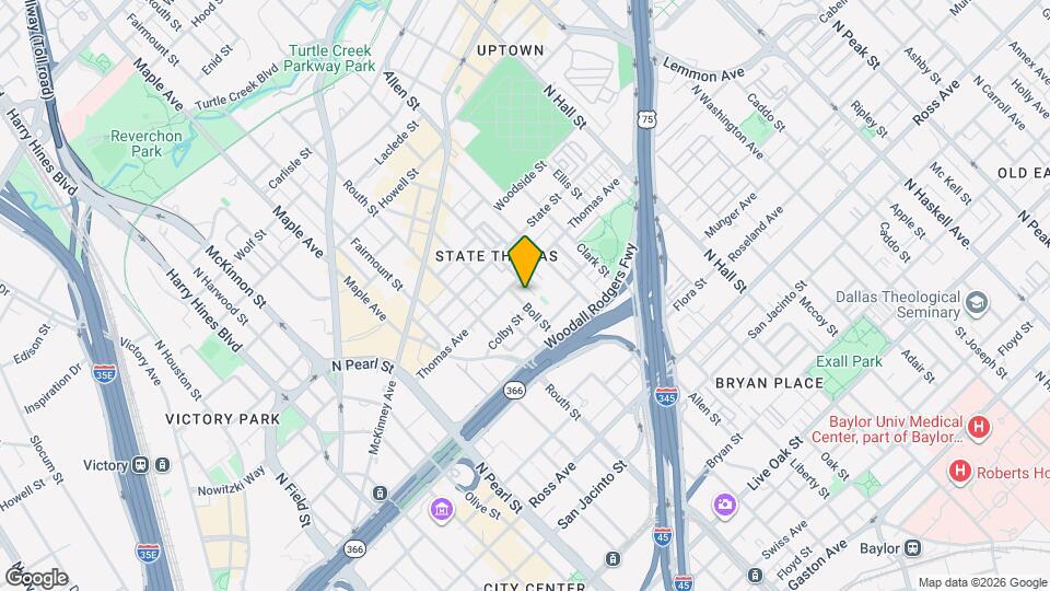 2210 Boll St Map and Location Details