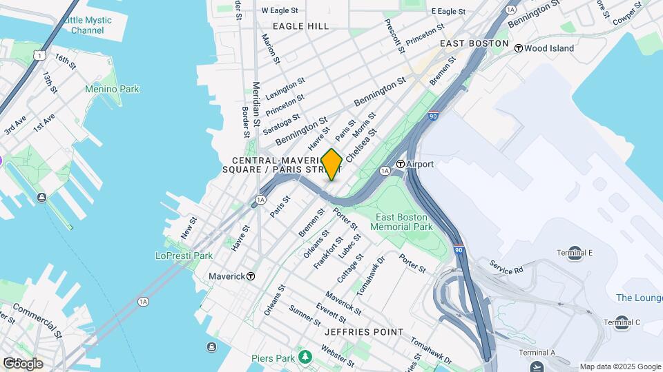 145 Chelsea St, Unit 1 Map and Location Details