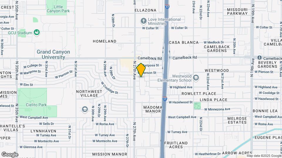 4731 N 26th Ln Map and Location Details
