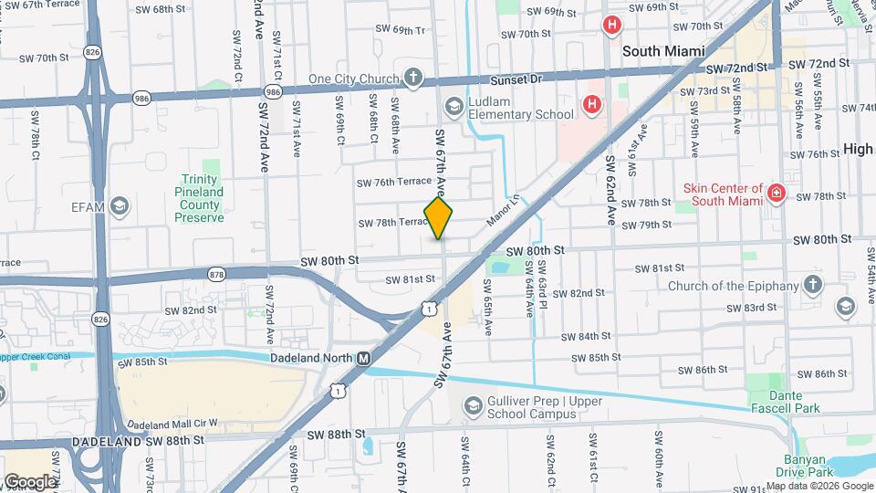 7902 SW 67th Ave Map and Location Details
