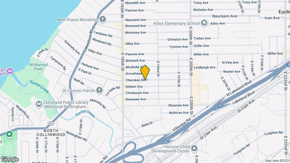 18908 Cherokee Ave Mapa y Detalles de la Ubicación