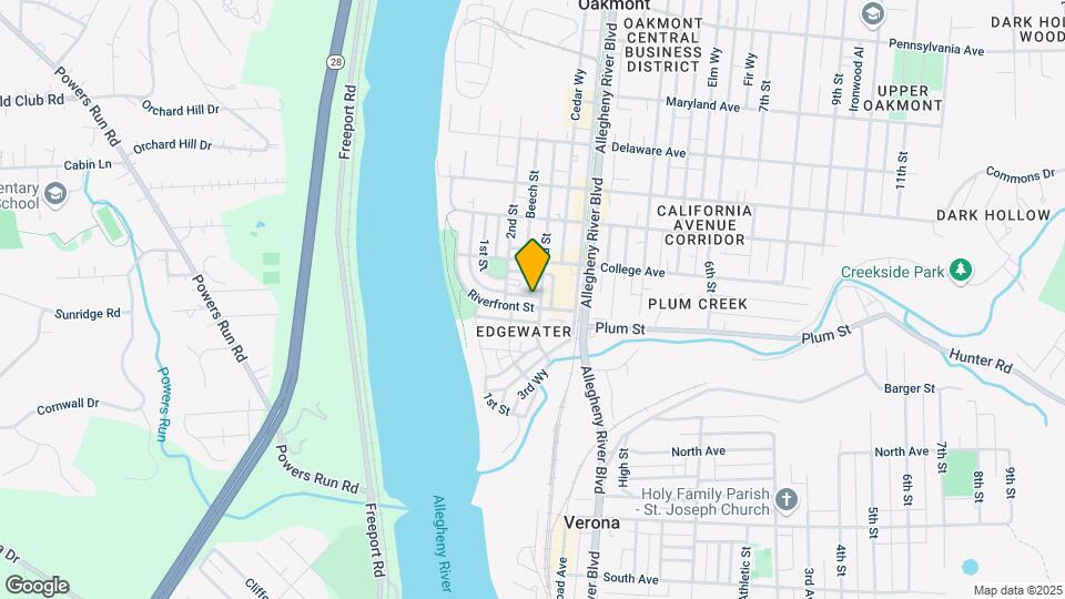 237 Riverfront St Map and Location Details