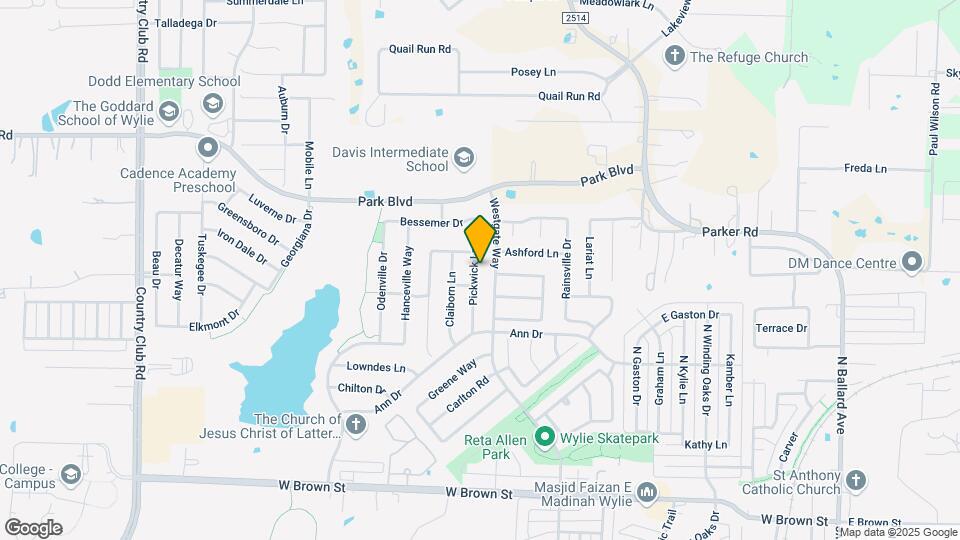 706 Pickwick Ln Map and Location Details