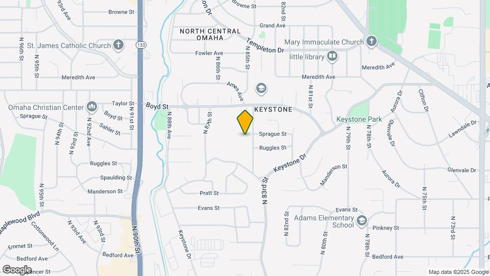 4112 N 84th St Map and Location Details