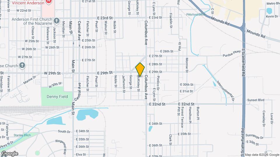 2924 McKinley St Map and Location Details