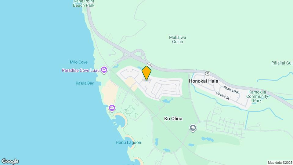 92-1198-1216 Olani St Map and Location Details