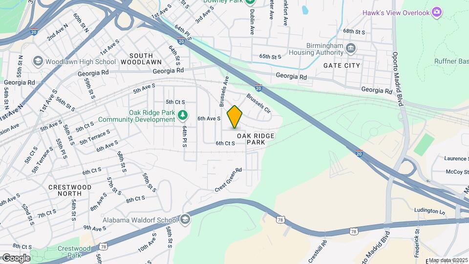6825 6th Ave S Map and Location Details