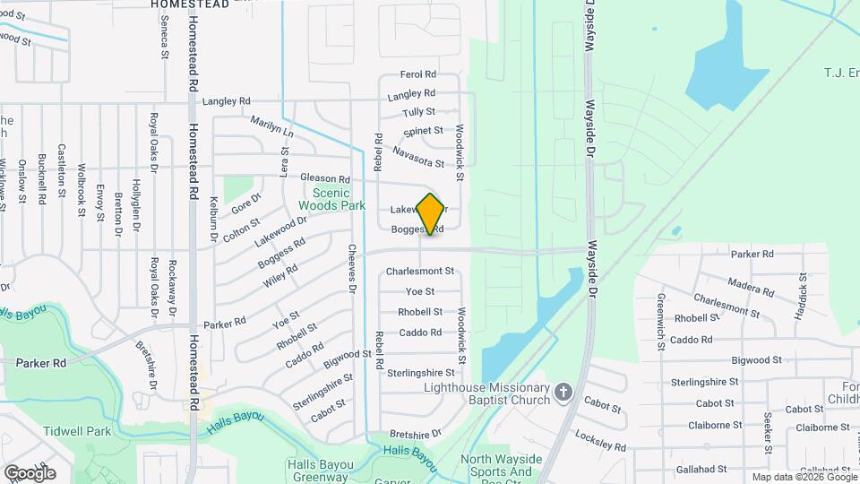 7705 Parker Rd Map and Location Details