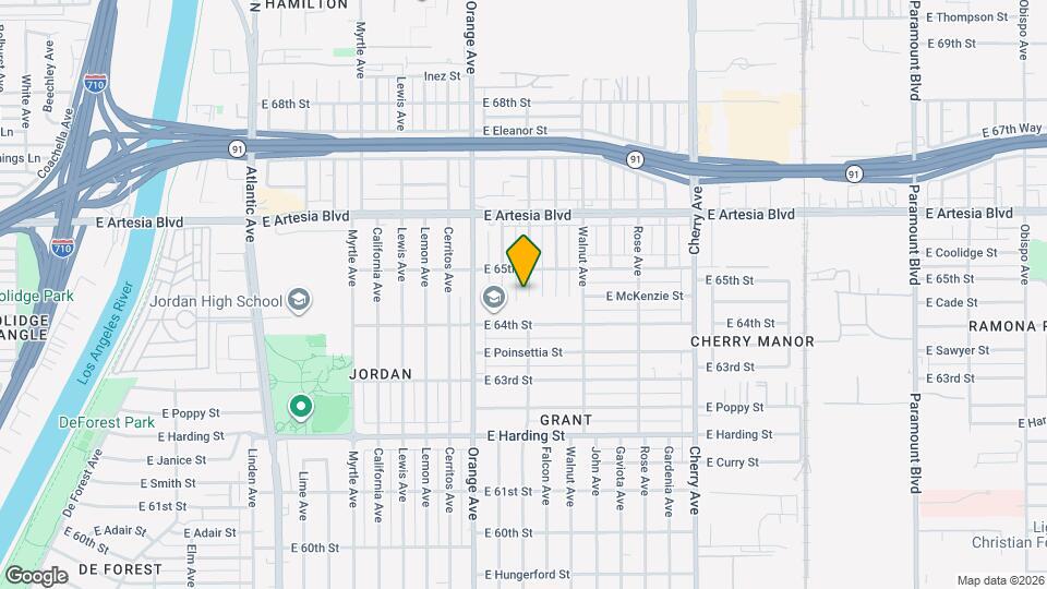 6455 Gundry Ave Map and Location Details