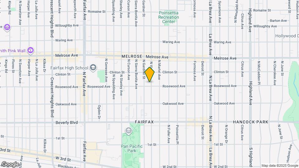 509 N Vista St Map and Location Details