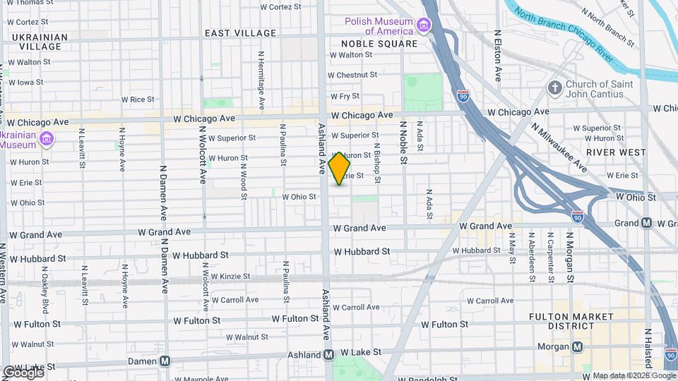 1516 W Ohio St Map and Location Details