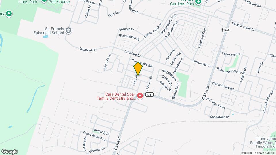 2722 Daniel Boone Trail Map and Location Details