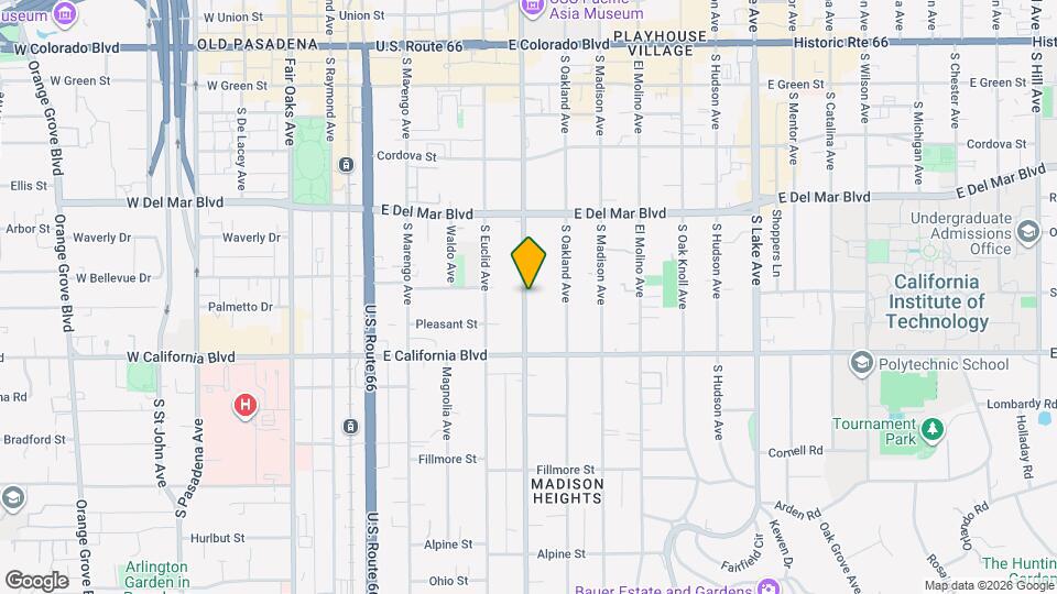 Los Robles Apartments Map and Location Details
