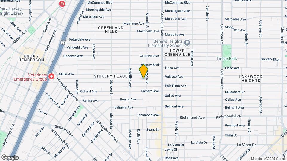 5545 Willis Ave Map and Location Details