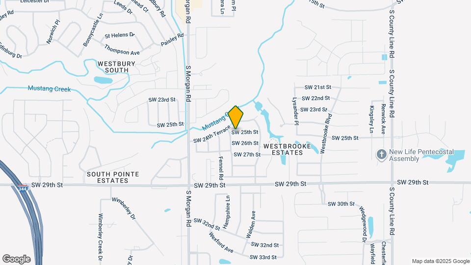 9585 SW 25th St Map and Location Details