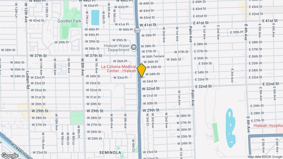 3333 W 4th Ave Map and Location Details