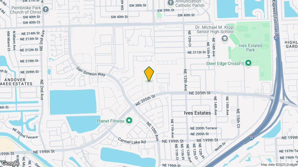 20615 NE 9th Ct Map and Location Details
