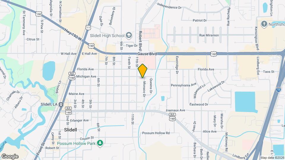 1511 Monaco Dr Mapa y Detalles de la Ubicación