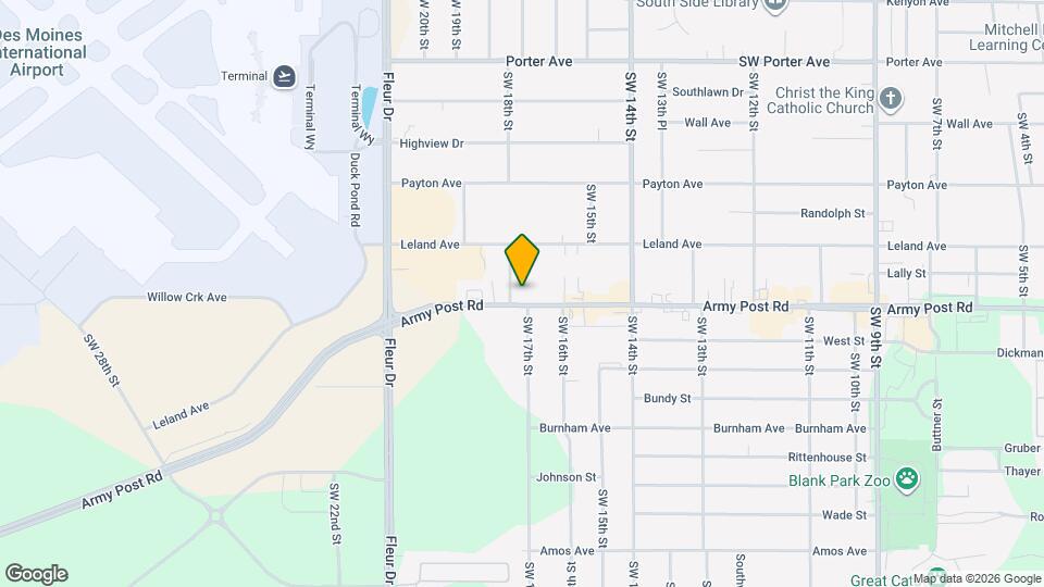 1725 Army Post Rd, Unit A Mapa y Detalles de la Ubicación