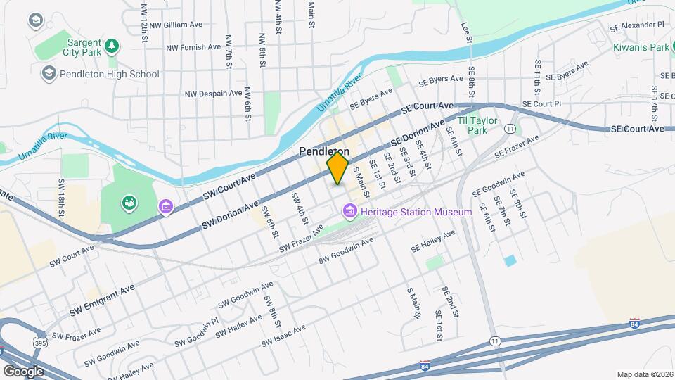 119 SW Emigrant Ave Map and Location Details