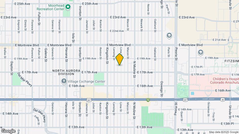 1733 Lima St Map and Location Details