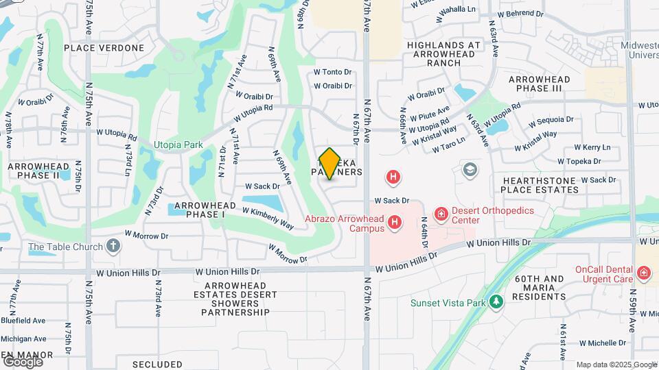 6738 W Wescott Dr Map and Location Details