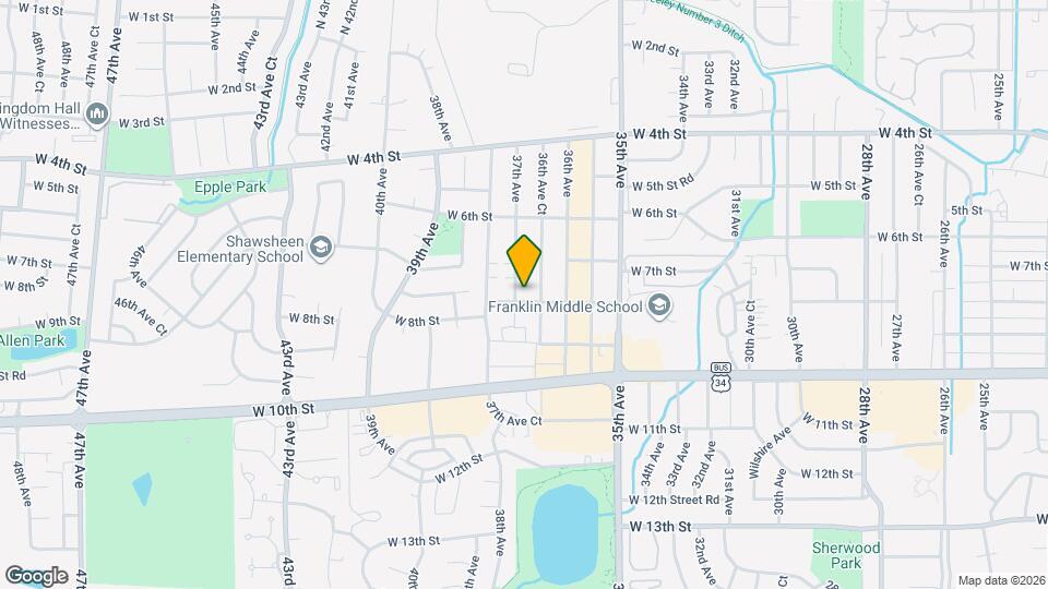 736 37th Ave Map and Location Details