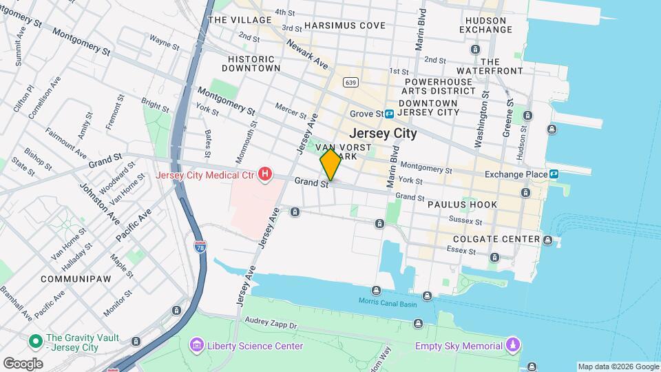 277 Grand St Map and Location Details